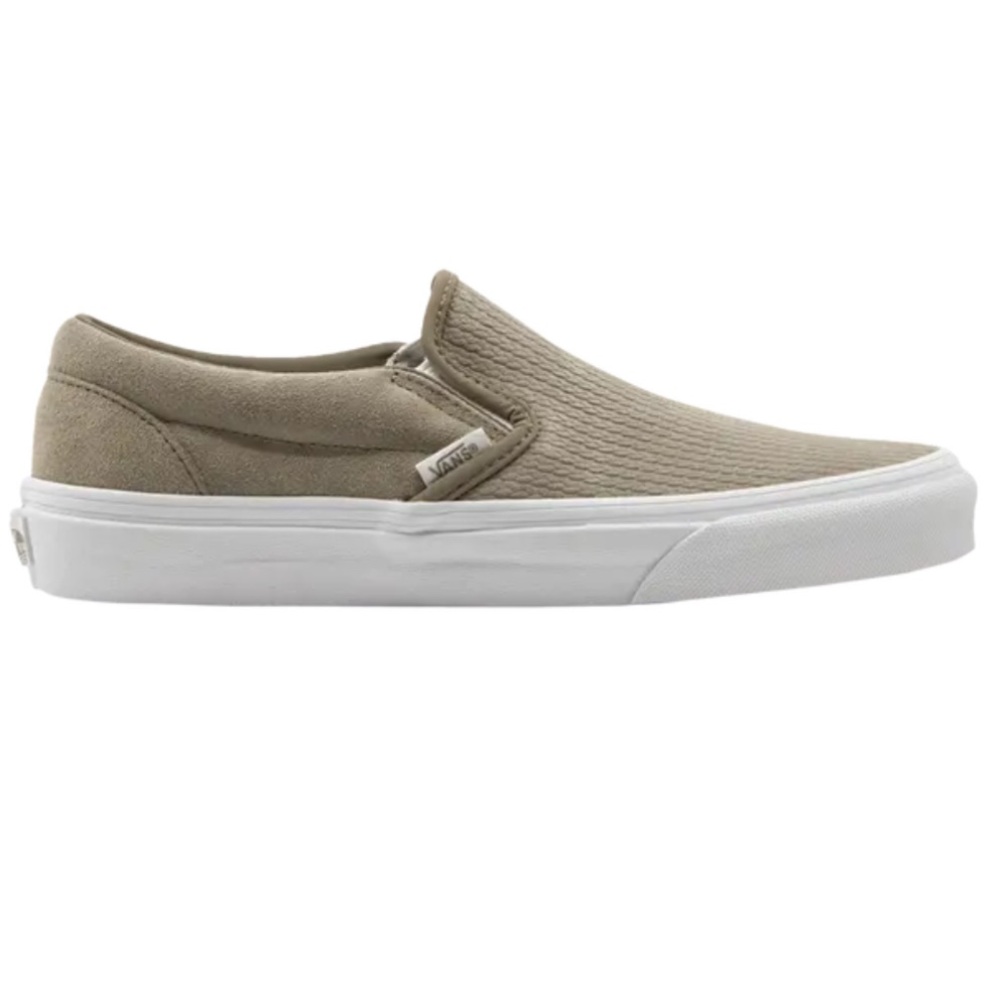 Vans Desert Taupe Suede Slip-On Sneakers